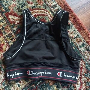 Champion Red and Black Sports Bra